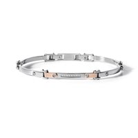 Bracelet Comete Man in Steel Diamante 0.04 Ct UBR 499 - UBR 499